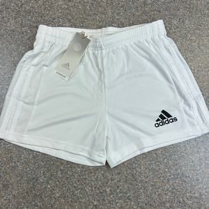 Adidas Squad 21 Girls Soccer Shorts White Large NEW